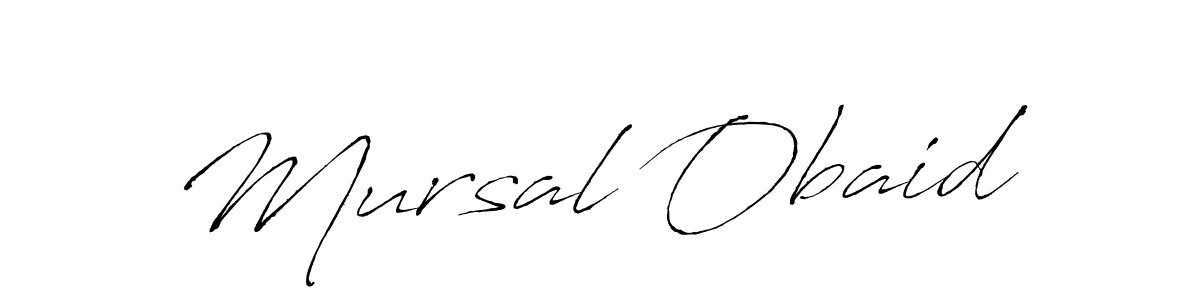 Use a signature maker to create a handwritten signature online. With this signature software, you can design (Antro_Vectra) your own signature for name Mursal Obaid. Mursal Obaid signature style 6 images and pictures png