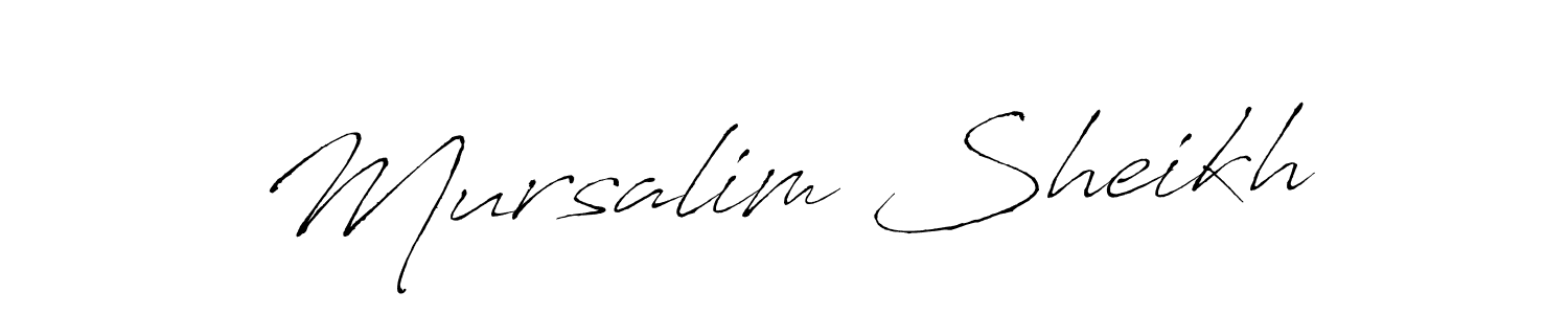 How to Draw Mursalim Sheikh signature style? Antro_Vectra is a latest design signature styles for name Mursalim Sheikh. Mursalim Sheikh signature style 6 images and pictures png