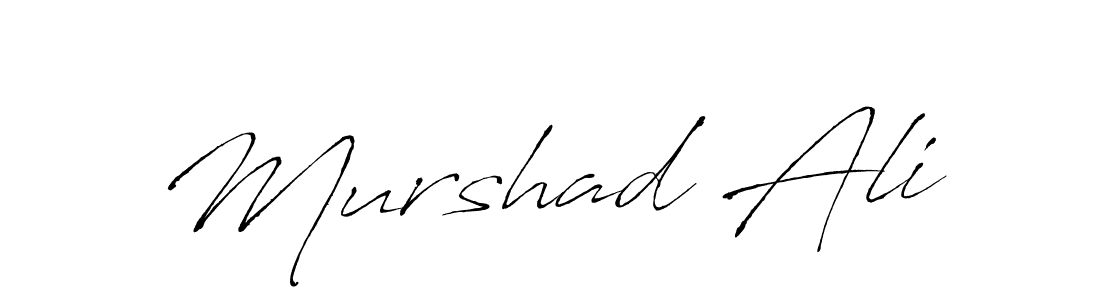 Create a beautiful signature design for name Murshad Ali. With this signature (Antro_Vectra) fonts, you can make a handwritten signature for free. Murshad Ali signature style 6 images and pictures png