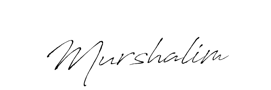 Murshalim stylish signature style. Best Handwritten Sign (Antro_Vectra) for my name. Handwritten Signature Collection Ideas for my name Murshalim. Murshalim signature style 6 images and pictures png