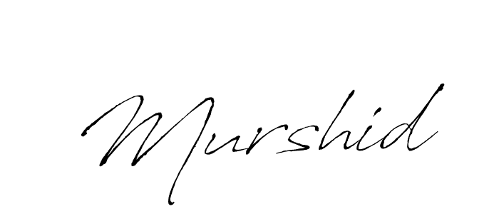 How to make Murshid name signature. Use Antro_Vectra style for creating short signs online. This is the latest handwritten sign. Murshid signature style 6 images and pictures png