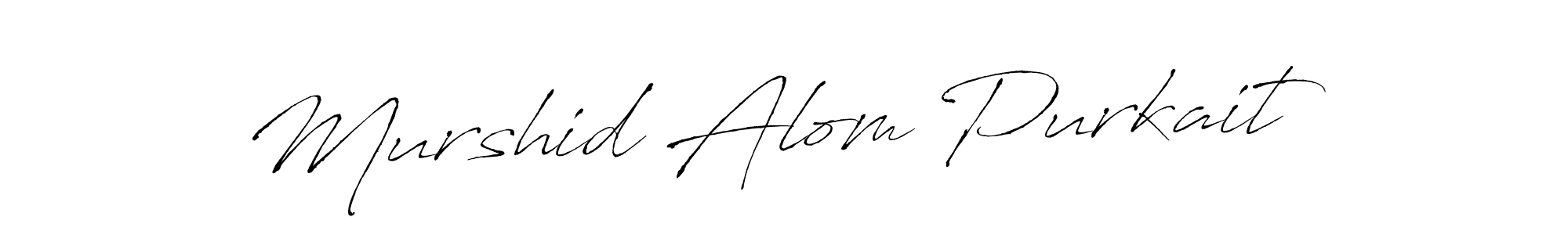 You should practise on your own different ways (Antro_Vectra) to write your name (Murshid Alom Purkait) in signature. don't let someone else do it for you. Murshid Alom Purkait signature style 6 images and pictures png