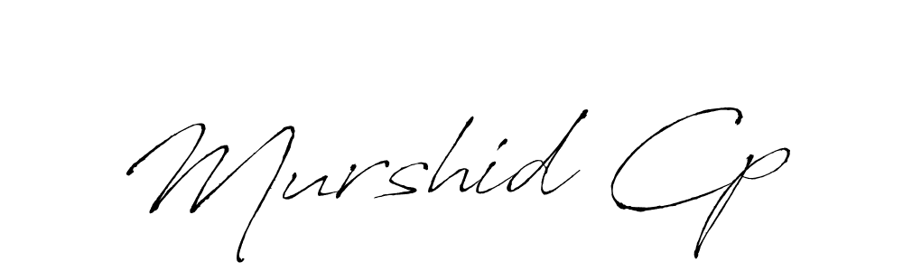 Use a signature maker to create a handwritten signature online. With this signature software, you can design (Antro_Vectra) your own signature for name Murshid Cp. Murshid Cp signature style 6 images and pictures png