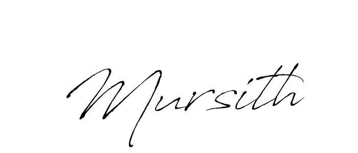 Also we have Mursith name is the best signature style. Create professional handwritten signature collection using Antro_Vectra autograph style. Mursith signature style 6 images and pictures png