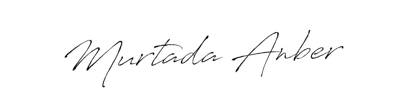 Murtada Anber stylish signature style. Best Handwritten Sign (Antro_Vectra) for my name. Handwritten Signature Collection Ideas for my name Murtada Anber. Murtada Anber signature style 6 images and pictures png
