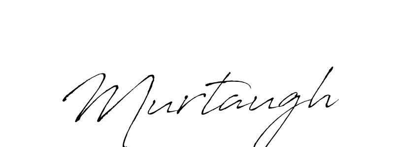 Make a beautiful signature design for name Murtaugh. With this signature (Antro_Vectra) style, you can create a handwritten signature for free. Murtaugh signature style 6 images and pictures png