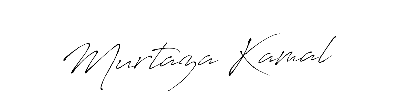 Murtaza Kamal stylish signature style. Best Handwritten Sign (Antro_Vectra) for my name. Handwritten Signature Collection Ideas for my name Murtaza Kamal. Murtaza Kamal signature style 6 images and pictures png