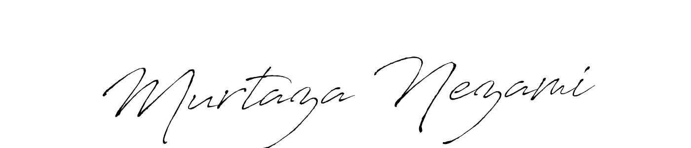 You can use this online signature creator to create a handwritten signature for the name Murtaza Nezami. This is the best online autograph maker. Murtaza Nezami signature style 6 images and pictures png
