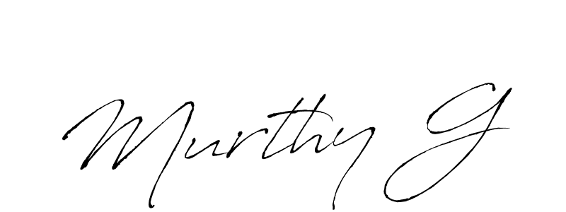 How to make Murthy G name signature. Use Antro_Vectra style for creating short signs online. This is the latest handwritten sign. Murthy G signature style 6 images and pictures png