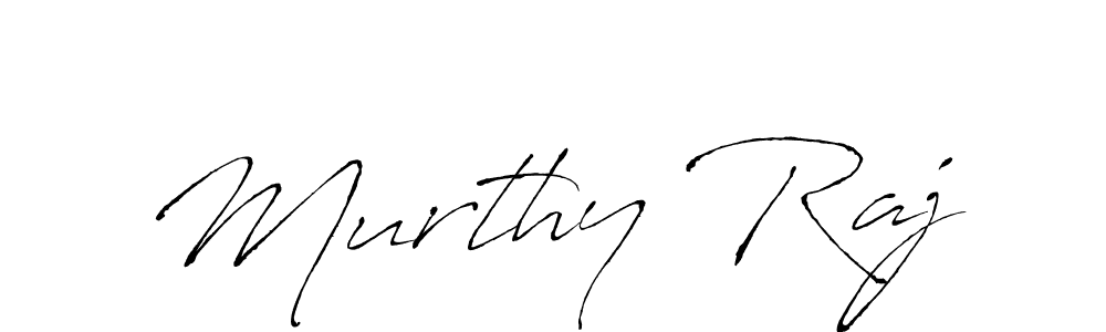Make a beautiful signature design for name Murthy Raj. With this signature (Antro_Vectra) style, you can create a handwritten signature for free. Murthy Raj signature style 6 images and pictures png
