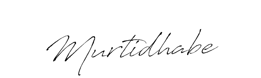 Make a beautiful signature design for name Murtidhabe. Use this online signature maker to create a handwritten signature for free. Murtidhabe signature style 6 images and pictures png