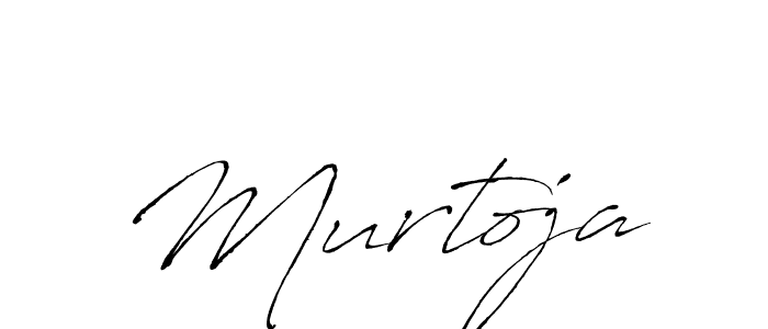 Make a beautiful signature design for name Murtoja. With this signature (Antro_Vectra) style, you can create a handwritten signature for free. Murtoja signature style 6 images and pictures png