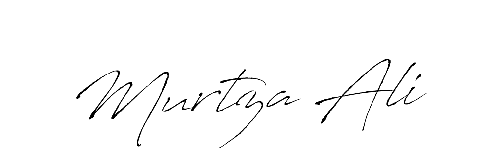 Design your own signature with our free online signature maker. With this signature software, you can create a handwritten (Antro_Vectra) signature for name Murtza Ali. Murtza Ali signature style 6 images and pictures png