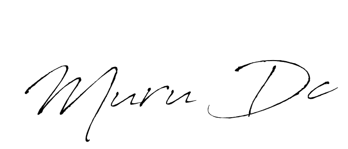 Make a beautiful signature design for name Muru Dc. With this signature (Antro_Vectra) style, you can create a handwritten signature for free. Muru Dc signature style 6 images and pictures png