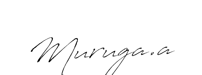 Also we have Muruga.a name is the best signature style. Create professional handwritten signature collection using Antro_Vectra autograph style. Muruga.a signature style 6 images and pictures png