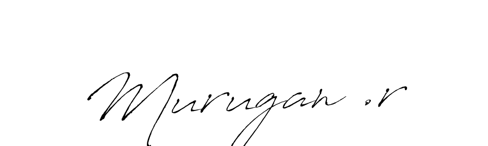 It looks lik you need a new signature style for name Murugan .r. Design unique handwritten (Antro_Vectra) signature with our free signature maker in just a few clicks. Murugan .r signature style 6 images and pictures png