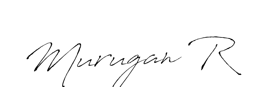 It looks lik you need a new signature style for name Murugan R. Design unique handwritten (Antro_Vectra) signature with our free signature maker in just a few clicks. Murugan R signature style 6 images and pictures png