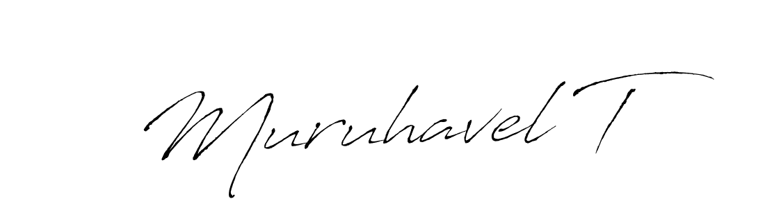 Similarly Antro_Vectra is the best handwritten signature design. Signature creator online .You can use it as an online autograph creator for name Muruhavel T. Muruhavel T signature style 6 images and pictures png
