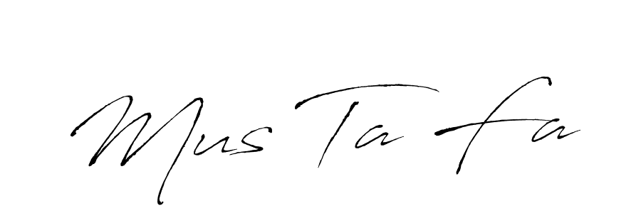 Also You can easily find your signature by using the search form. We will create Mus Ta Fa name handwritten signature images for you free of cost using Antro_Vectra sign style. Mus Ta Fa signature style 6 images and pictures png