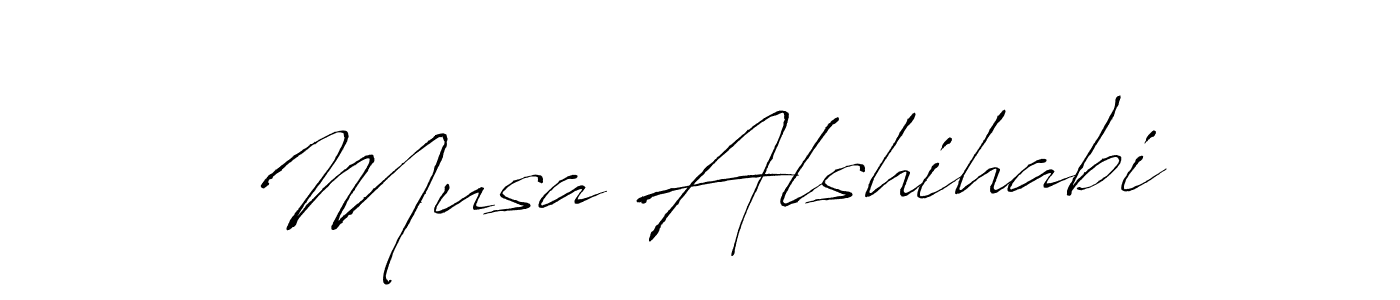 Also we have Musa Alshihabi name is the best signature style. Create professional handwritten signature collection using Antro_Vectra autograph style. Musa Alshihabi signature style 6 images and pictures png
