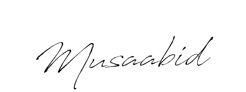The best way (Antro_Vectra) to make a short signature is to pick only two or three words in your name. The name Musaabid include a total of six letters. For converting this name. Musaabid signature style 6 images and pictures png
