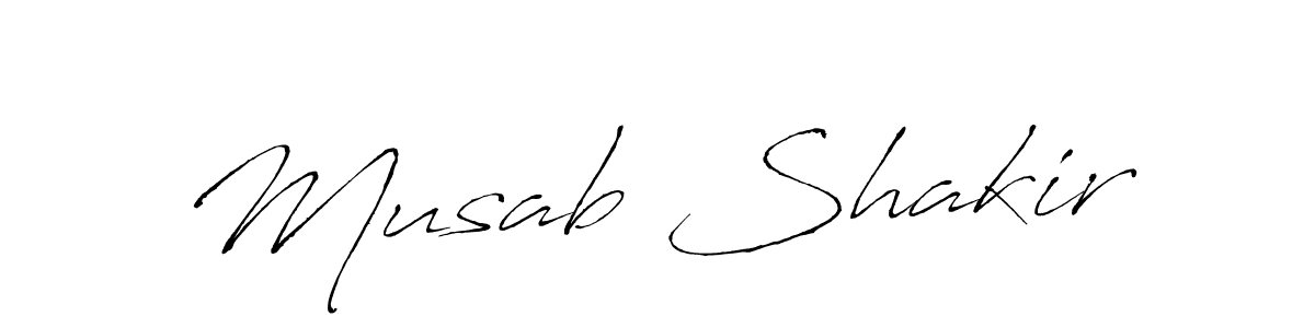 Also You can easily find your signature by using the search form. We will create Musab Shakir name handwritten signature images for you free of cost using Antro_Vectra sign style. Musab Shakir signature style 6 images and pictures png