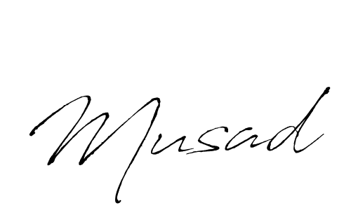 Musad stylish signature style. Best Handwritten Sign (Antro_Vectra) for my name. Handwritten Signature Collection Ideas for my name Musad. Musad signature style 6 images and pictures png