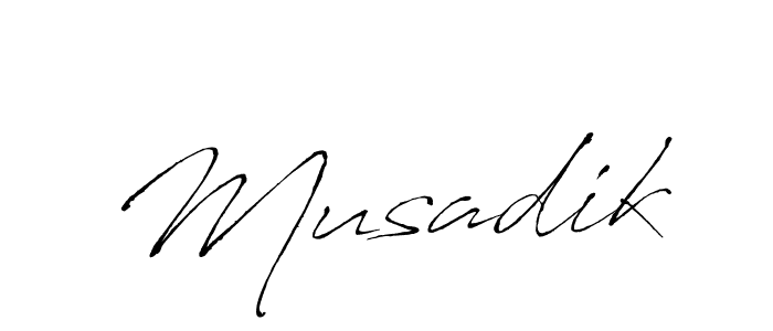 Also we have Musadik name is the best signature style. Create professional handwritten signature collection using Antro_Vectra autograph style. Musadik signature style 6 images and pictures png