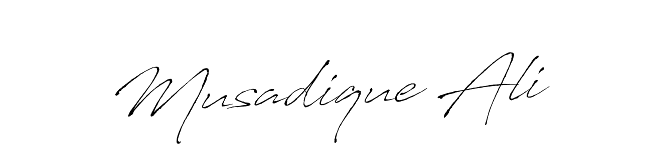 Make a beautiful signature design for name Musadique Ali. Use this online signature maker to create a handwritten signature for free. Musadique Ali signature style 6 images and pictures png