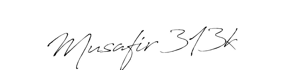 The best way (Antro_Vectra) to make a short signature is to pick only two or three words in your name. The name Musafir 313k include a total of six letters. For converting this name. Musafir 313k signature style 6 images and pictures png