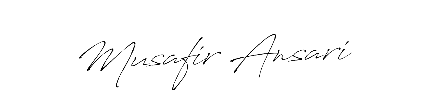 Also You can easily find your signature by using the search form. We will create Musafir Ansari name handwritten signature images for you free of cost using Antro_Vectra sign style. Musafir Ansari signature style 6 images and pictures png