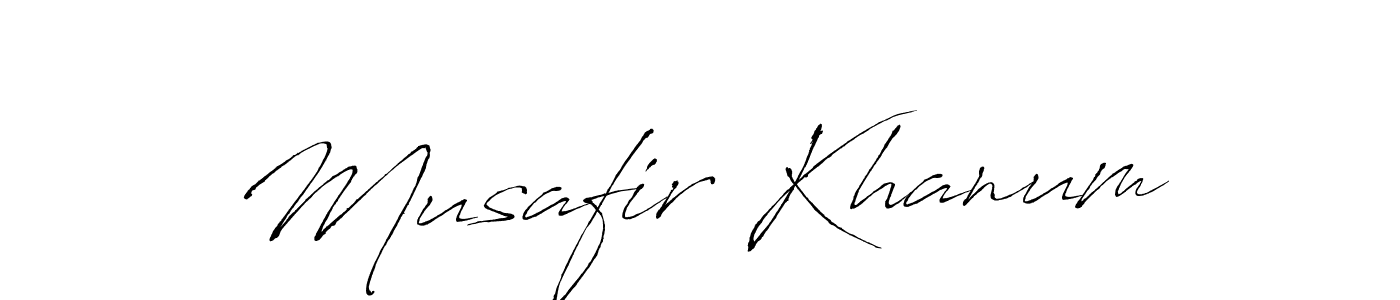 How to make Musafir Khanum signature? Antro_Vectra is a professional autograph style. Create handwritten signature for Musafir Khanum name. Musafir Khanum signature style 6 images and pictures png