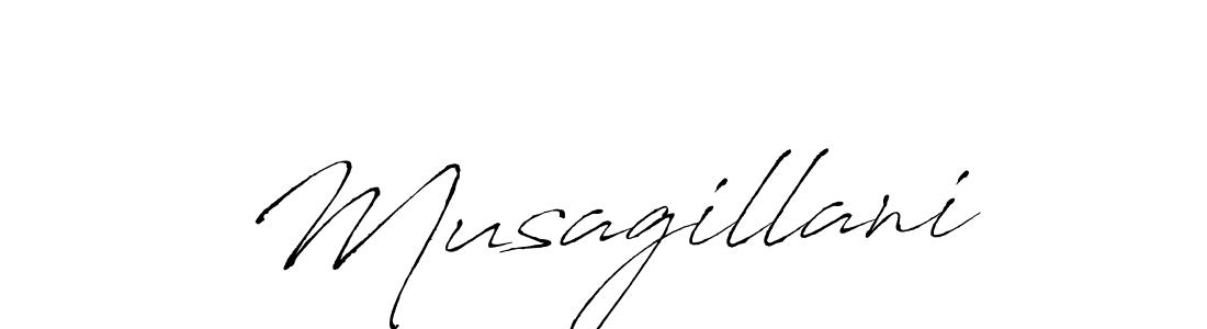 Create a beautiful signature design for name Musagillani. With this signature (Antro_Vectra) fonts, you can make a handwritten signature for free. Musagillani signature style 6 images and pictures png