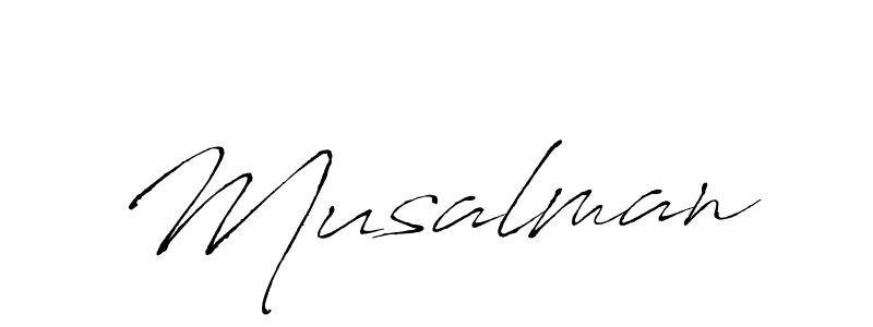 How to make Musalman signature? Antro_Vectra is a professional autograph style. Create handwritten signature for Musalman name. Musalman signature style 6 images and pictures png