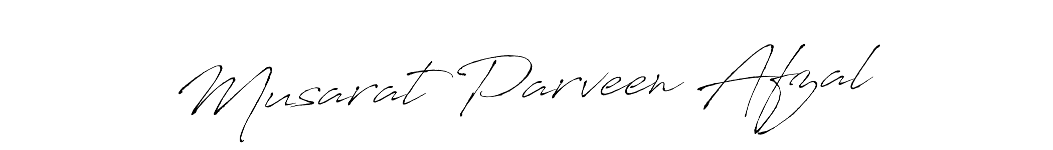 Create a beautiful signature design for name Musarat Parveen Afzal. With this signature (Antro_Vectra) fonts, you can make a handwritten signature for free. Musarat Parveen Afzal signature style 6 images and pictures png