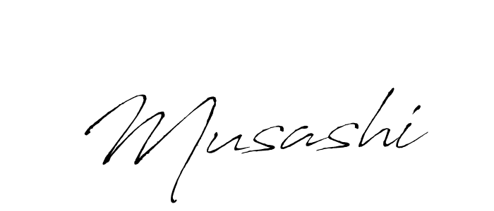 Use a signature maker to create a handwritten signature online. With this signature software, you can design (Antro_Vectra) your own signature for name Musashi. Musashi signature style 6 images and pictures png