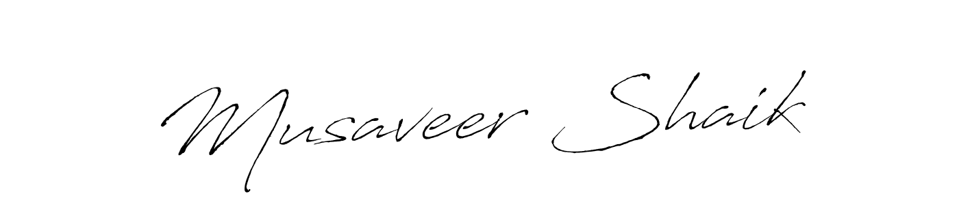 Musaveer Shaik stylish signature style. Best Handwritten Sign (Antro_Vectra) for my name. Handwritten Signature Collection Ideas for my name Musaveer Shaik. Musaveer Shaik signature style 6 images and pictures png