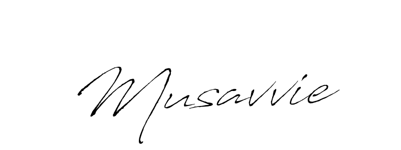 Make a beautiful signature design for name Musavvie. With this signature (Antro_Vectra) style, you can create a handwritten signature for free. Musavvie signature style 6 images and pictures png