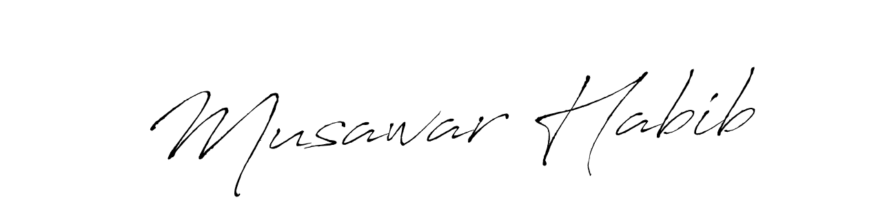 You should practise on your own different ways (Antro_Vectra) to write your name (Musawar Habib) in signature. don't let someone else do it for you. Musawar Habib signature style 6 images and pictures png