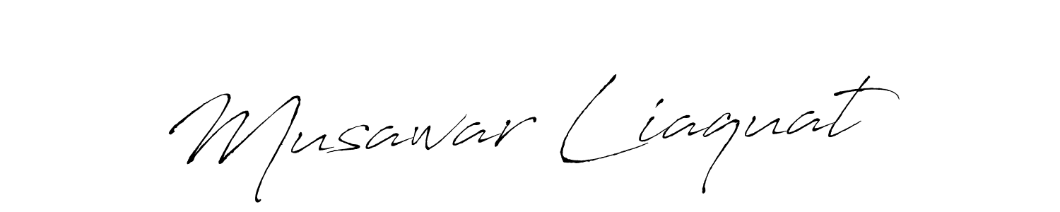 Musawar Liaquat stylish signature style. Best Handwritten Sign (Antro_Vectra) for my name. Handwritten Signature Collection Ideas for my name Musawar Liaquat. Musawar Liaquat signature style 6 images and pictures png