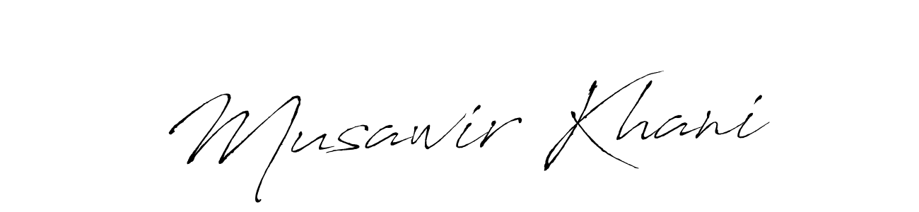 Use a signature maker to create a handwritten signature online. With this signature software, you can design (Antro_Vectra) your own signature for name Musawir Khani. Musawir Khani signature style 6 images and pictures png
