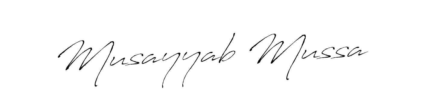 It looks lik you need a new signature style for name Musayyab Mussa. Design unique handwritten (Antro_Vectra) signature with our free signature maker in just a few clicks. Musayyab Mussa signature style 6 images and pictures png