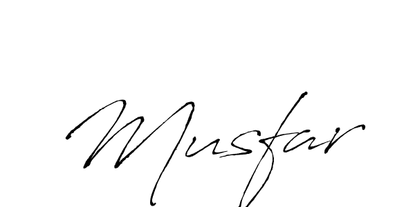 Make a beautiful signature design for name Musfar. With this signature (Antro_Vectra) style, you can create a handwritten signature for free. Musfar signature style 6 images and pictures png
