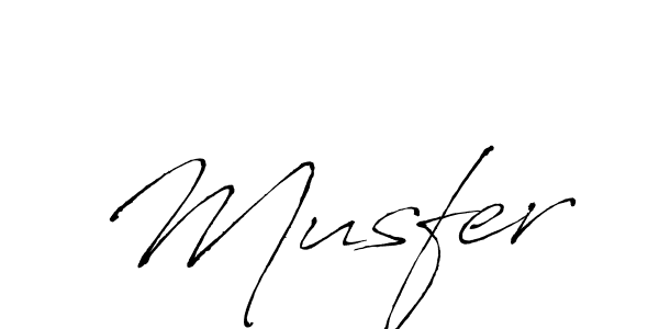 Create a beautiful signature design for name Musfer. With this signature (Antro_Vectra) fonts, you can make a handwritten signature for free. Musfer signature style 6 images and pictures png