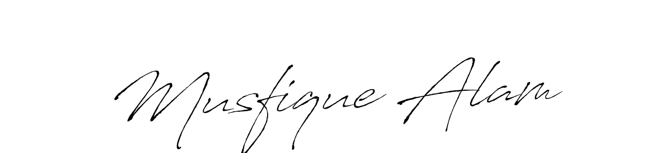 Musfique Alam stylish signature style. Best Handwritten Sign (Antro_Vectra) for my name. Handwritten Signature Collection Ideas for my name Musfique Alam. Musfique Alam signature style 6 images and pictures png