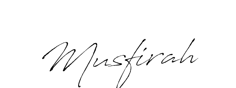 Use a signature maker to create a handwritten signature online. With this signature software, you can design (Antro_Vectra) your own signature for name Musfirah. Musfirah signature style 6 images and pictures png