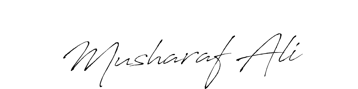 if you are searching for the best signature style for your name Musharaf Ali. so please give up your signature search. here we have designed multiple signature styles  using Antro_Vectra. Musharaf Ali signature style 6 images and pictures png