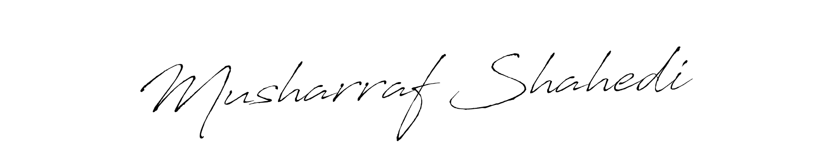 The best way (Antro_Vectra) to make a short signature is to pick only two or three words in your name. The name Musharraf Shahedi include a total of six letters. For converting this name. Musharraf Shahedi signature style 6 images and pictures png