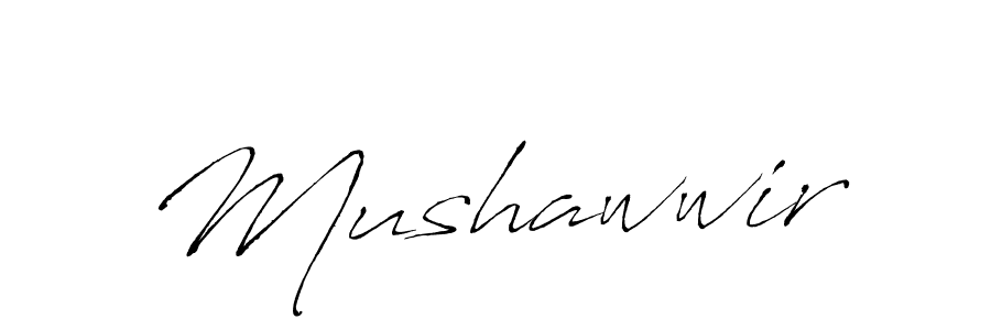 How to make Mushawwir signature? Antro_Vectra is a professional autograph style. Create handwritten signature for Mushawwir name. Mushawwir signature style 6 images and pictures png
