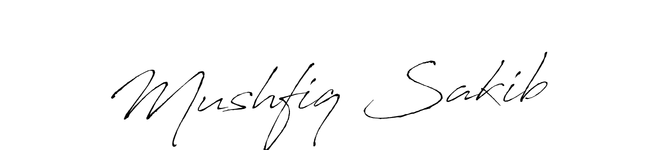 Mushfiq Sakib stylish signature style. Best Handwritten Sign (Antro_Vectra) for my name. Handwritten Signature Collection Ideas for my name Mushfiq Sakib. Mushfiq Sakib signature style 6 images and pictures png